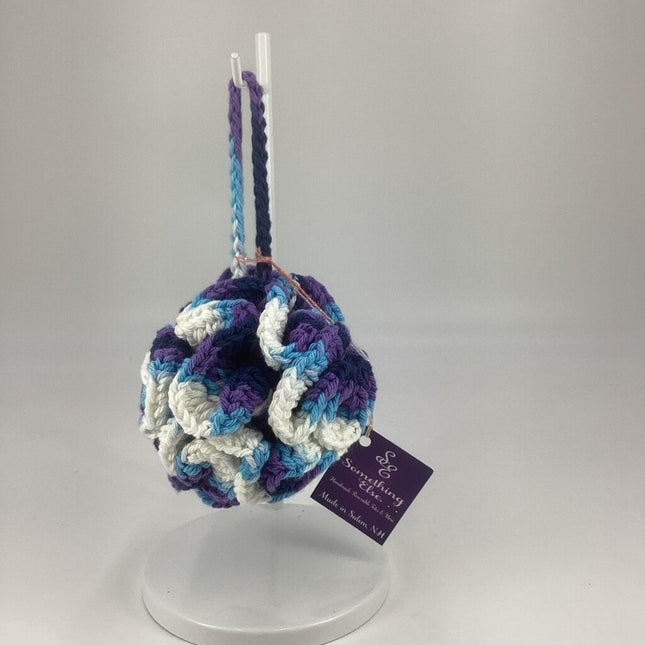 Cotton loofah multi blue
