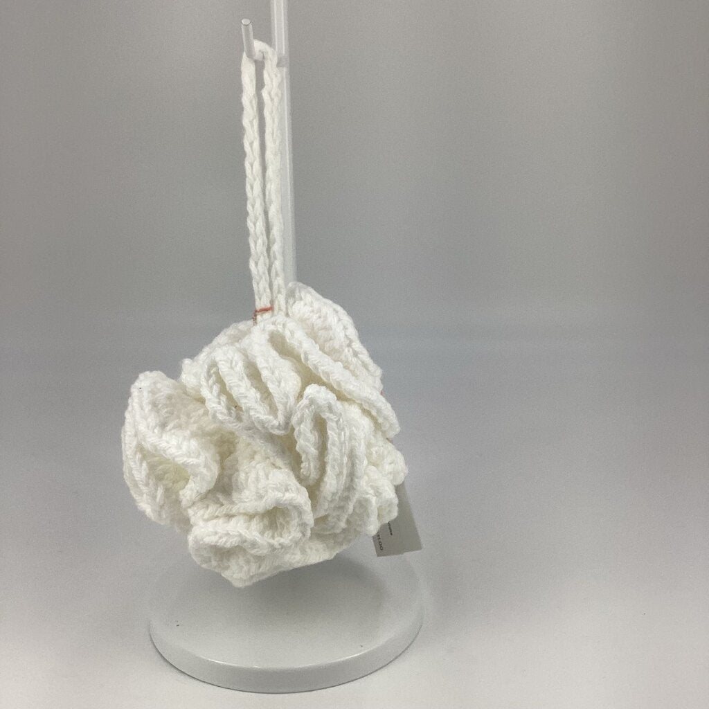 Cotton loofah white