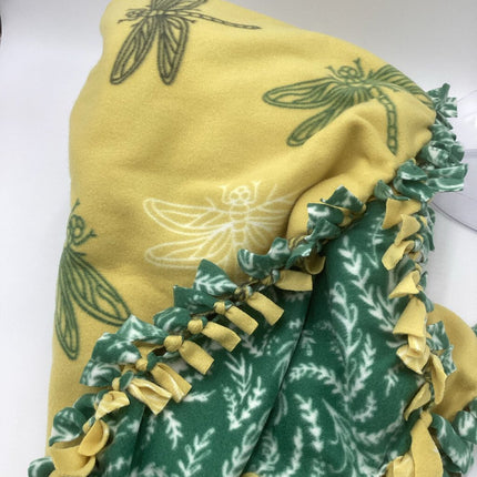 Fleece blanket drsgonfly