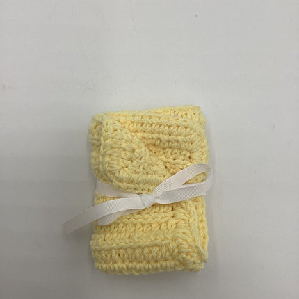 Cotton dishcloth yellow