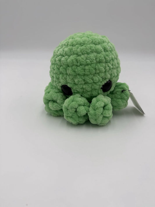 Crocheted octopus Ash Green