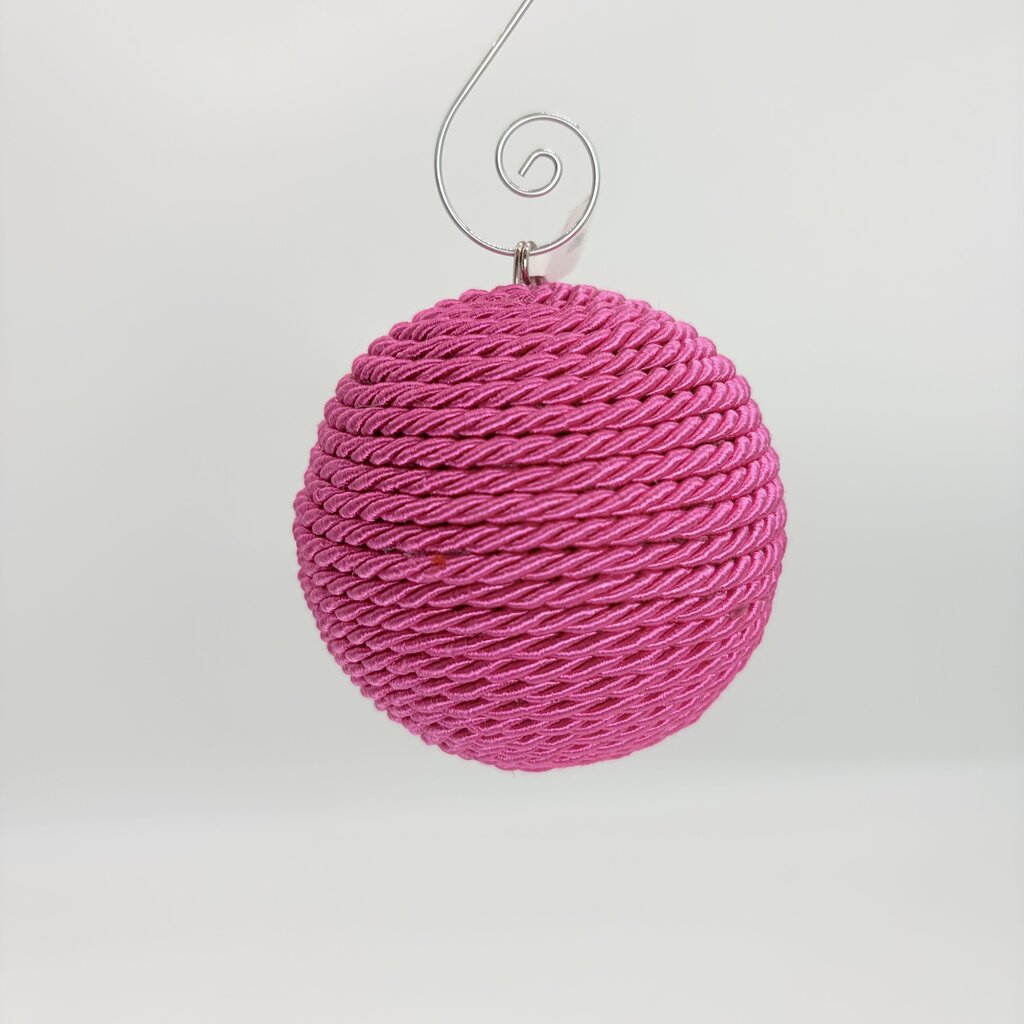 Shatterproof christmas ornament hot pink