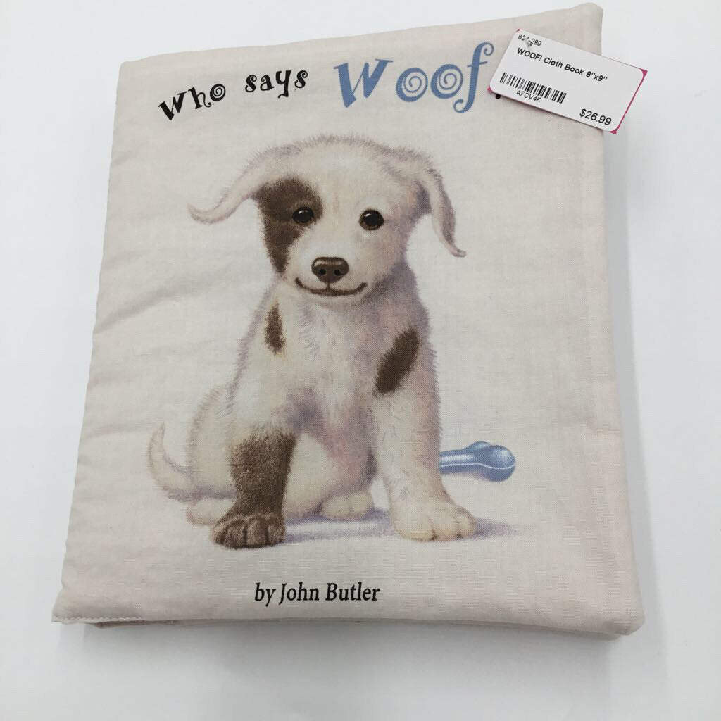 WOOF! Cloth Book 8"x9"