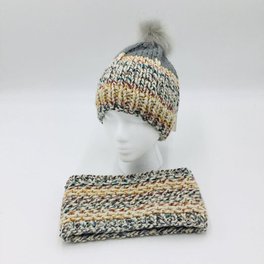 Multicolor Color Block Hat