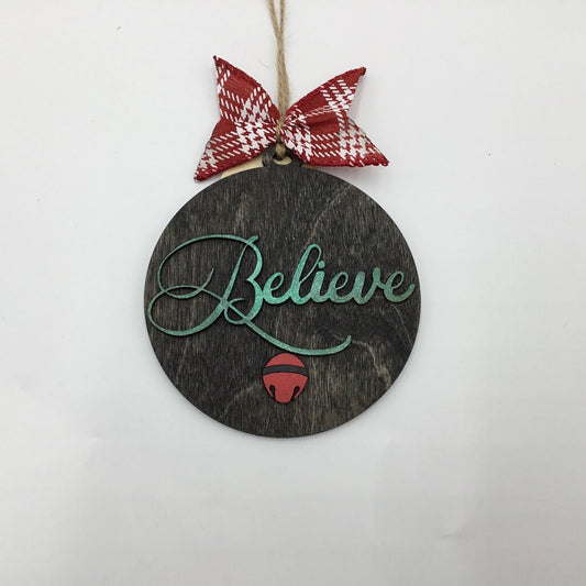 Ornament - Round Believe