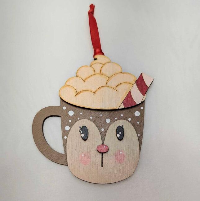 Ornament - Hot Cocoa Reindeer