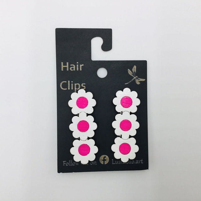 Hair Clip - 3 Flowers