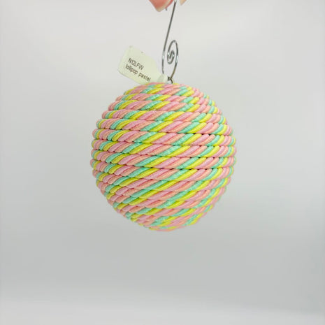 lollipop pastel shatterproof ornament