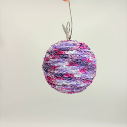 Purple variegated shatterproof ornament - view 2