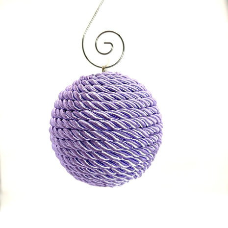 Purple shatterproof ornament
