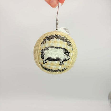 Pig shatterproof ornament