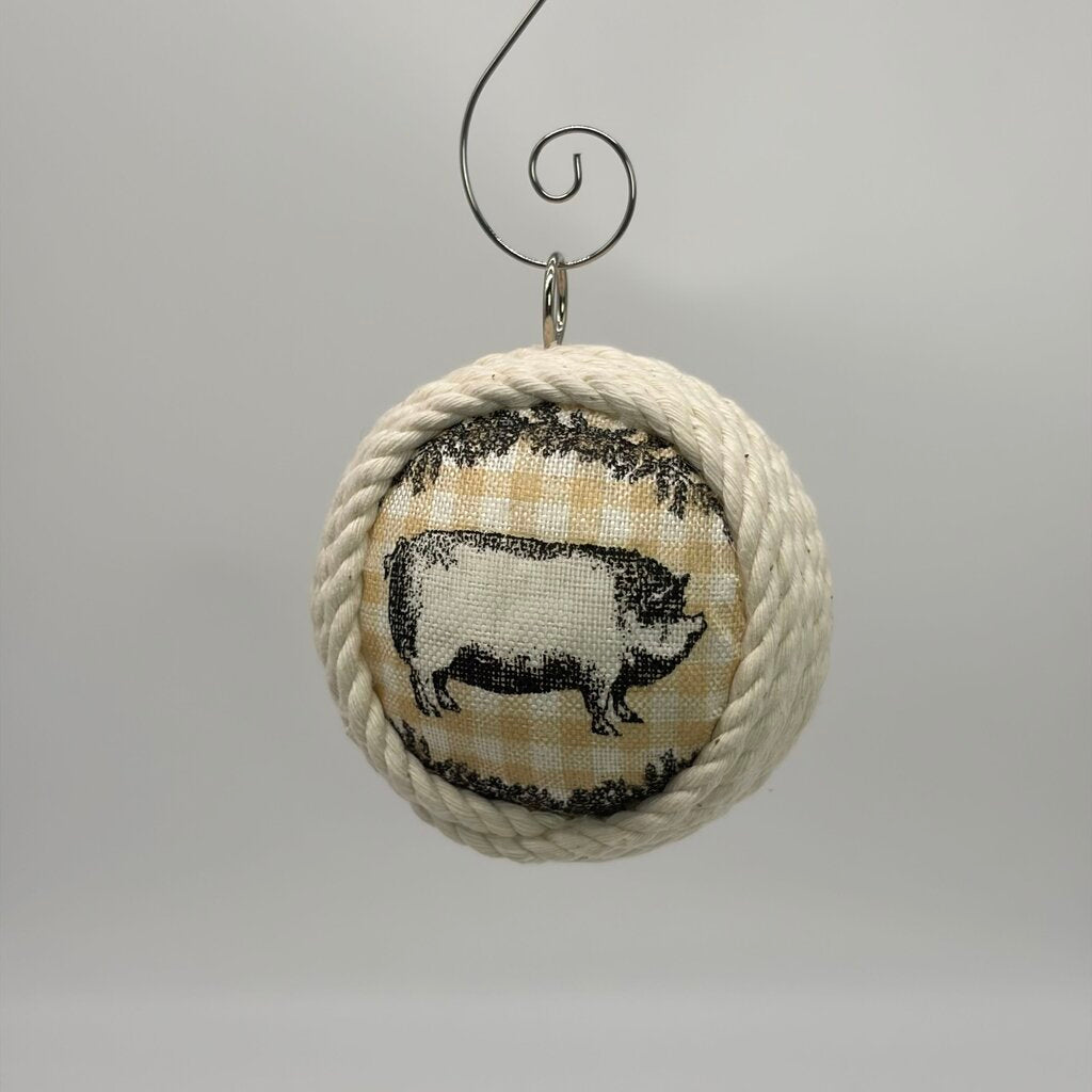 Pig shatterproof ornament