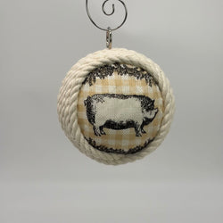 Pig shatterproof ornament - view 1