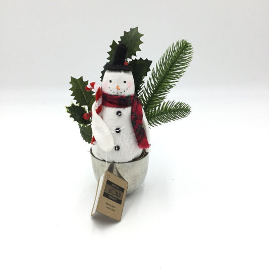 Snowman Pewter Cup