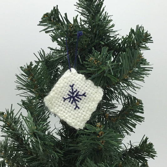 Snowie Season Snowflake Ornament