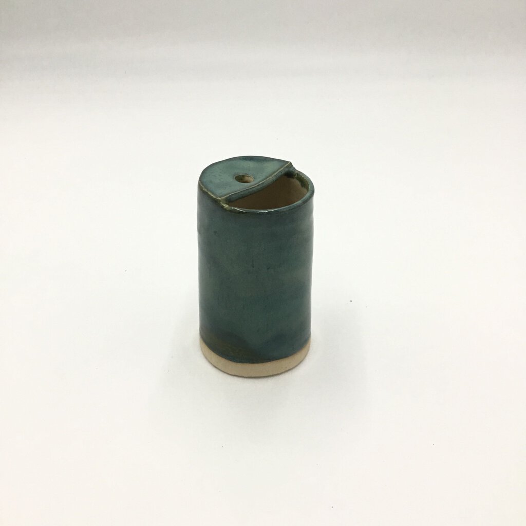 Flat TopCeramic Tumbler- Teal