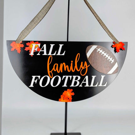 HD - Door/Wall Sign Fall Family Football