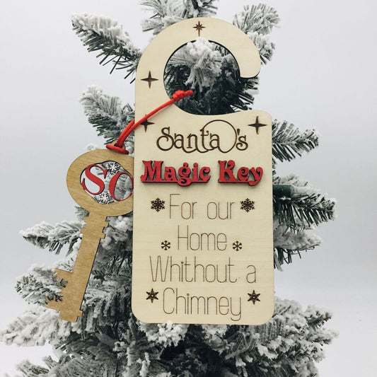 Santa's Magic Key - hang on the door knob