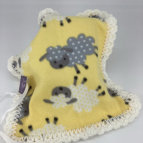 Fleece Lovey lamb w/white