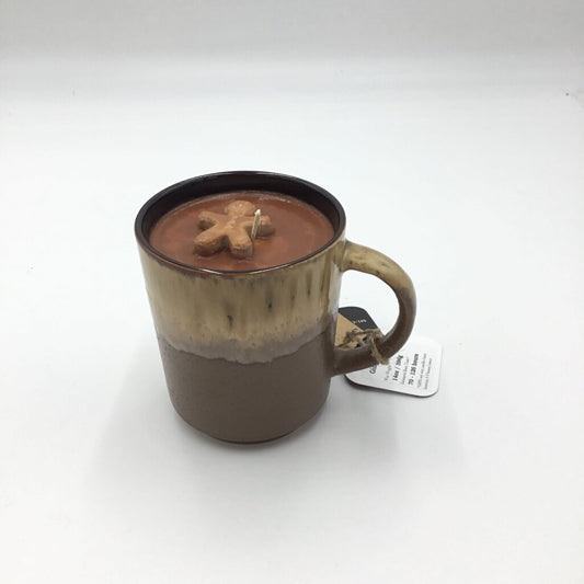 Gingerbread - Mug Candle (Drip Glaze) - 100% Soy Wax