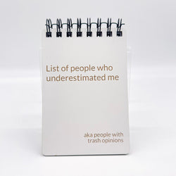 4x6 Notebook - Underestimate Me - view 2