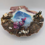 pink/purple/silver mermaid