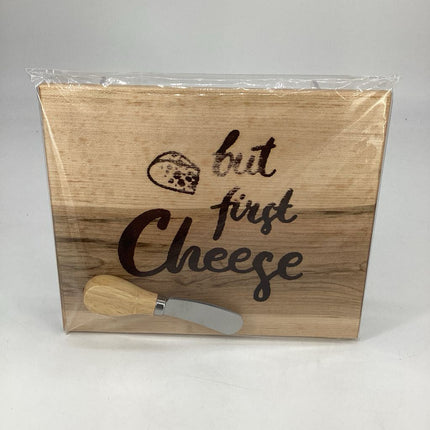 But First, Cheese Cheeseboard and Cheese Knife Set