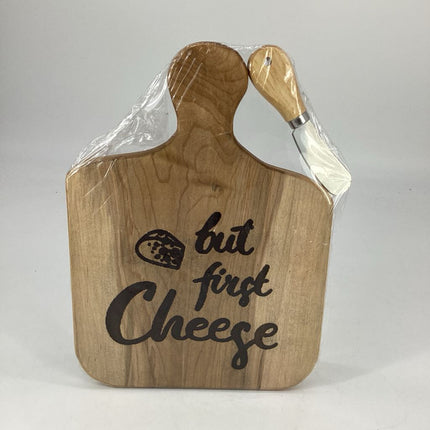 But First, Cheese Cheeseboard and Cheese Knife Set