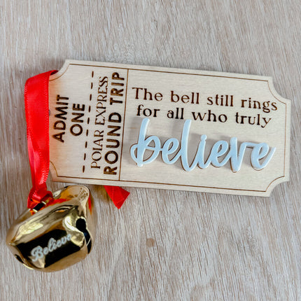 Believe Bell Ornament