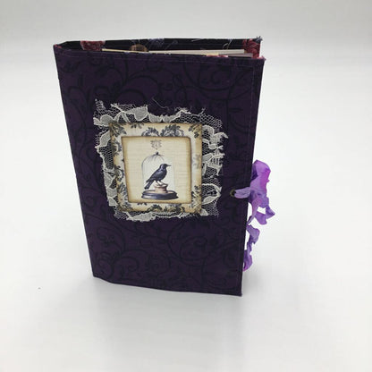 Dark Purple Academia handmade journal