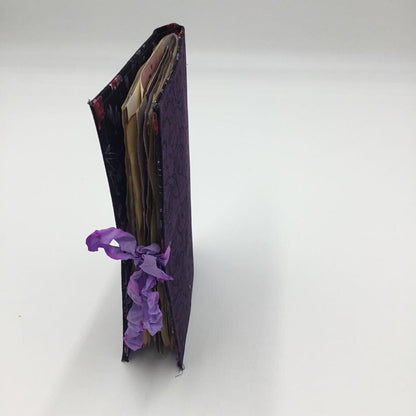 Dark Purple Academia handmade journal