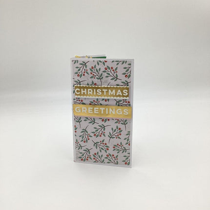 Stadium Pop Up Card/ Poinsettias