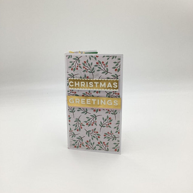 Stadium Pop Up Card/ Poinsettias