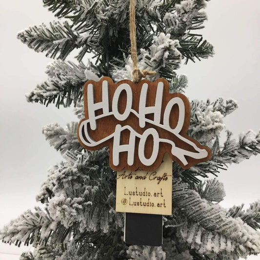 Ornament - Naughty Gingerbread HoHoHo