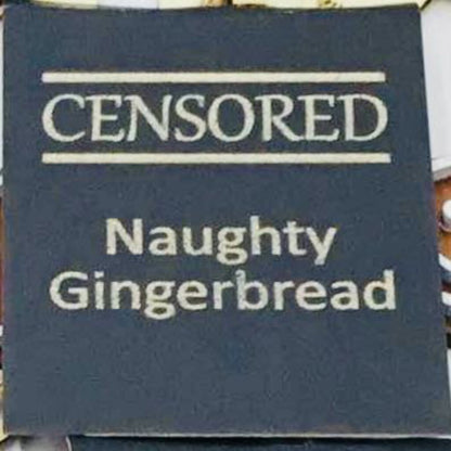 Ornament - Naughty Gingerbread Intertwined