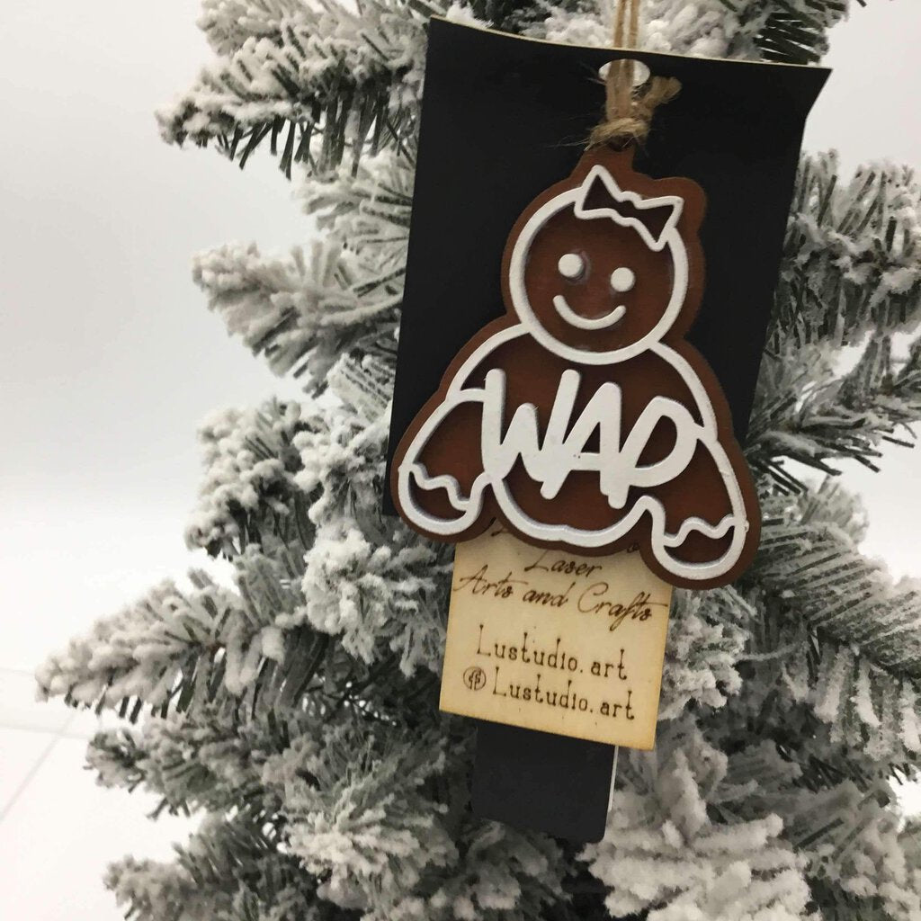 Ornament - Naughty Gingerbread WAP