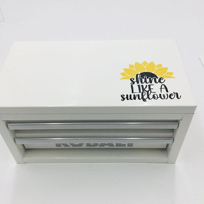 Tool Box Jewelry Box- Sunflower