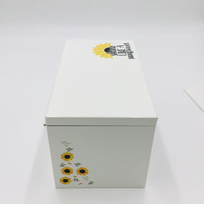 Tool Box Jewelry Box- Sunflower