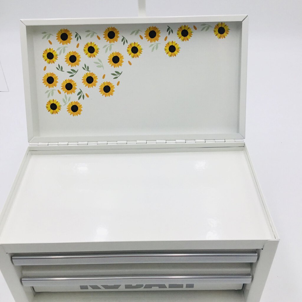 Tool Box Jewelry Box- Sunflower