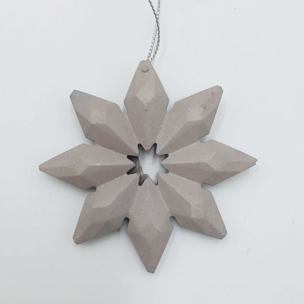 Small Snowflake Ornament - Pointy