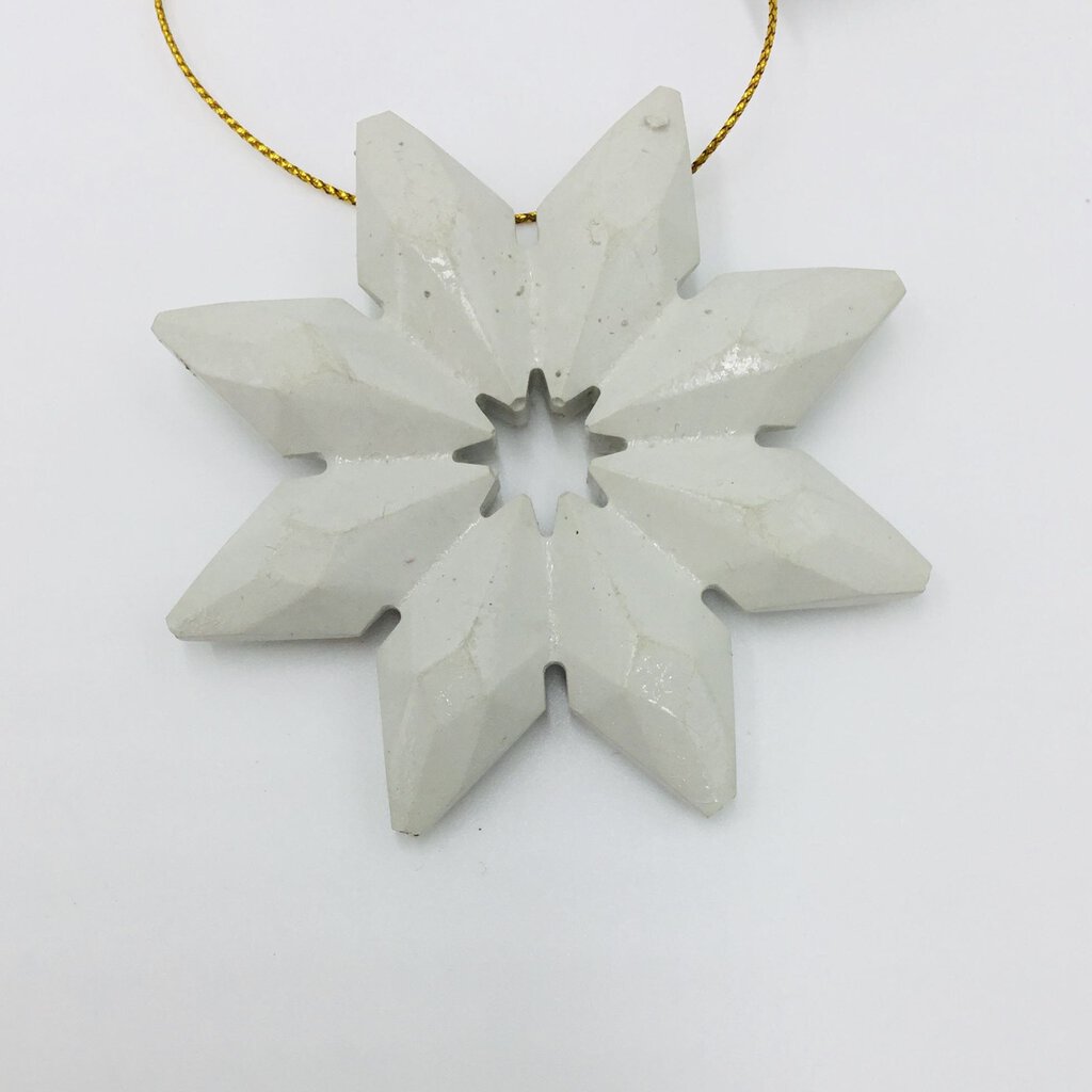 Small Snowflake Ornament - Pointy