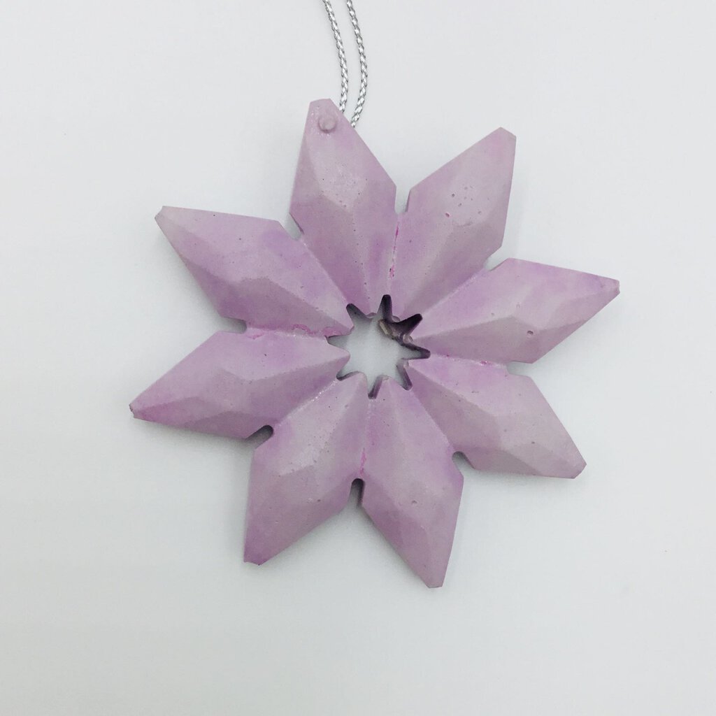 Small Snowflake Ornament - Pointy