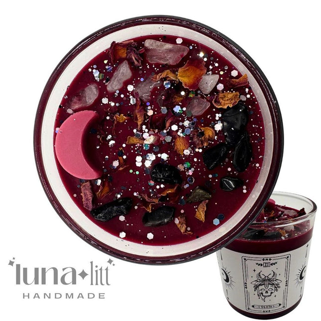 Death Tarot Tumbler Candle