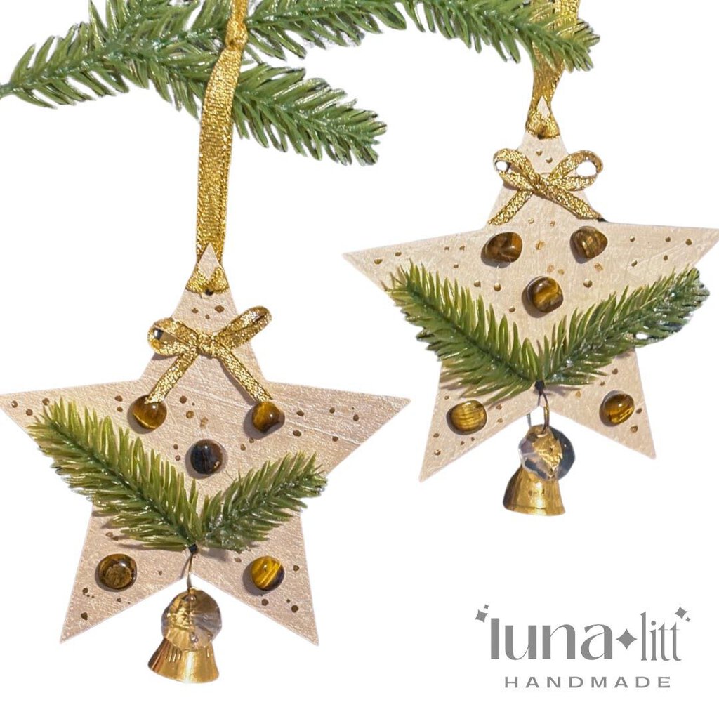 TIGERS EYE CHRISTMAS STAR