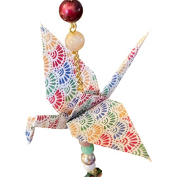 Origami Crane Ornament #1640 - view 4