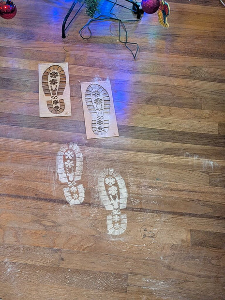 Santa Boot Stencils