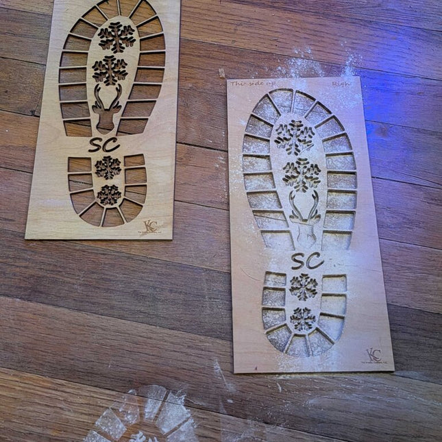 Santa Boot Stencils