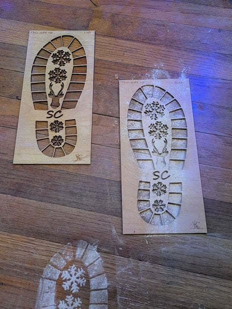 Santa Boot Stencils
