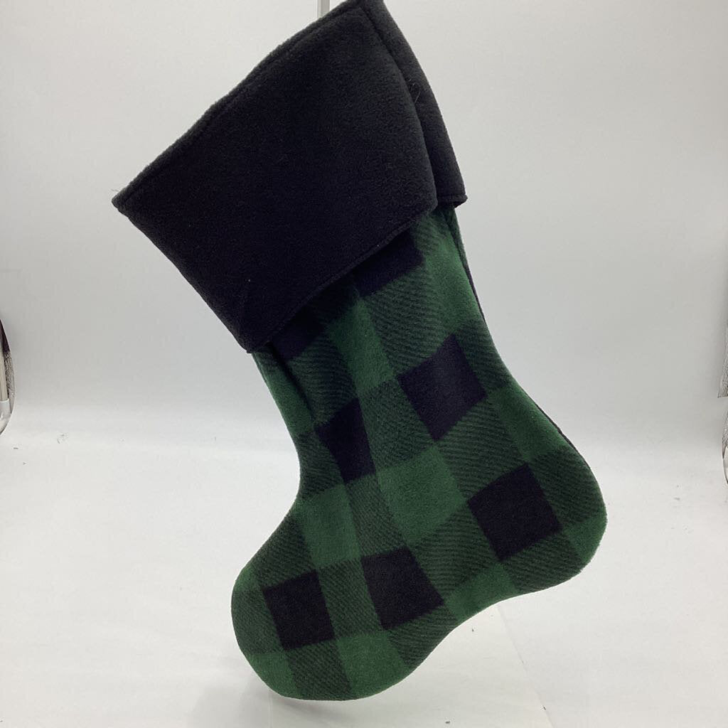 FLEECE STOCKING GREEN