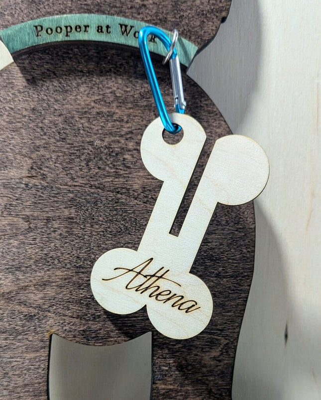 Dog Poop Bag Holder with your Dog's name- By Custom Order